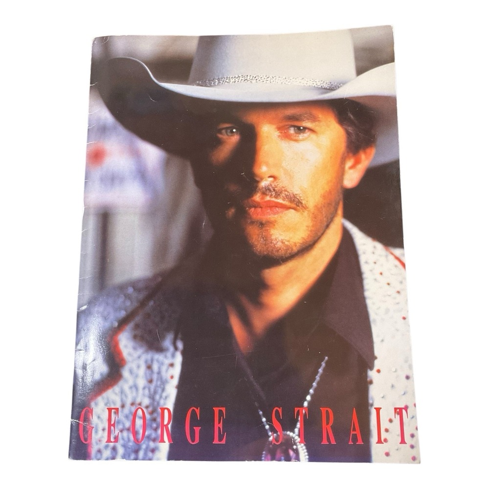 George Strait 1993 Pure Country Tour Large Program Very Rare VTG 90s Music Movie